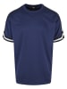 Urban Classics Mesh Tee in darkblue