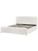 Beliani Doppelbett ROCHEFORT in Weiß - (W) 190 x (H) 99 x (L) 214 cm