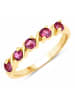 Rafaela Donata Ring Sterling Silber Rhodolith in gelbgold