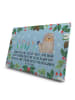 Mr. & Mrs. Panda Adventskalender Otter Stein mit Spruch in Eisblau