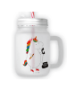 Mr. & Mrs. Panda Trinkglas Mason Jar Einhorn Sekretärin ohne Spruch in Transparent