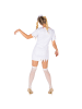 tectake Sexy Stretch-Kleid, weiß