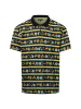 Santa Cruz Poloshirt Winkowski Trip Stripe in schwarz gelb - 0001