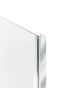 Beliani Duschwand AHAUS in Transparent/Silber - (W) 80 x (H) 190 x (L) 80 cm