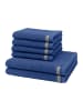 Ross 4 X Handtuch 2 X Duschtuch im Set Smart in Royalblau