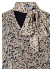 More & More bedruckte Chiffonbluse mit Schluppe in multicoloured