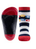 ewers 2er-Set Stoppersocken Feuerwehr/Ringel in navy