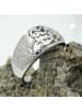 Gallay Ring 10mm mit Zirkonias glänzend rhodiniert Silber 925 Ringgröße 54 in silber
