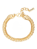 Yokoamii Gliederarmband aus Messing in gelbgold