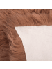 Beliani Schaffell ULURU in Braun - (W) 65 x (H) 8 x (L) 100 cm