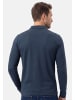 Ragman Poloshirt Basic in Dunkelrot / blau / dunkelblau