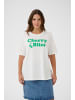 KAFFE curve T-shirt KCchari Loose fit in Chalk