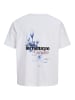 JACK & JONES Junior T-Shirt mit Rückenprint Jjbali in bright white
