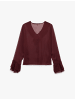 KOTON BLUSE LS in Bordo
