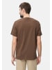 Camel Active T-Shirt aus reiner Baumwolle in Schlammbraun