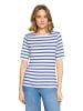 Betty Barclay Ringelshirt mit U-Boot-Ausschnitt in Weiß/Blau