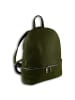 Toscanto Leder Cityrucksack Toscanto Tasche grün ca. 32cm