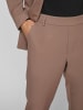Vila Elegante Business Stoffhose Stretch Slim Fit mit Gummizug VIVARONE in Braun