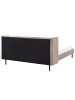 Beliani Doppelbett ARETTE in Beige - (W) 184 x (H) 95 x (L) 215 cm