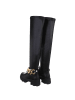 Ital-Design Stiefel in Schwarz und Gold