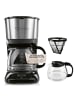 Gourmetmaxx Barista Filterkaffeemaschine - Glaskanne, Digitaldisplay, Timer, Permanentfilter