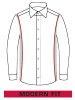 MARVELIS Modern Fit Businesshemd in Braun 28