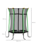 HOMCOM Kindertrampolin in Grün 163,5L x 163,5B x 190H cm
