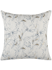 Beliani 2er-Set Dekokissen ARBOR in Beige/Silber/Blau