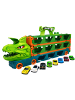 Wisam® Dinosaurier-Truck mit Federn, Schienen für Autos