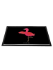 Mr. & Mrs. Panda Schmutzfangmatte Flamingo Yoga ohne Spruch in Schwarz