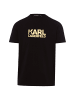 Karl Lagerfeld T-Shirt in schwarz gold