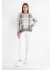 RISA Damen Strick Pullover in Dunkelgrau