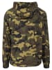 Urban Classics Urban Classics Herren Camo Pull Over Windbreaker in woodcamo