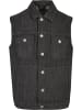 Urban Classics Urban Classics Herren Denim Vest in black washed