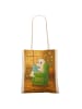 Mr. & Mrs. Panda Shopping Tasche Gespenst  Buch  Design ohne Spruch in Weiß