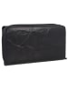 mano Donna Aurona Geldbörse RFID Leder 18 cm schwarz