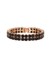 gaya Women Bracelet in Rose Gold Black