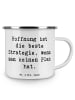 Mr. & Mrs. Panda Teebecher Spruch Hoffnung Strategie mit Spruch in Weiß