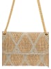 faina Women Flap Bag in Gold