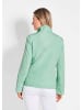 GOLDNER Kurzgröße:  Sportive Übergangsjacke mit Stehkragen in mint