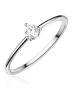 Glanzstücke München Ring Sterling Silber Zirkonia in silber