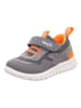 superfit Lowtop Sneaker Sport7 Mini in hellgrau/orange