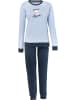 Erwin Müller Single-Jersey Schlafanzug in hellblau