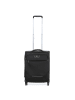 Roncato Joy 4 Rollen Kabinentrolley 55 cm mit Dehnfalte in schwarz