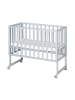 roba Stuben- & Beistellbett safe asleep® 3in1 taupe/grau höhenverstellbar