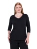 Ulla Popken Shirt in schwarz