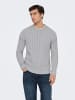 ONLY & SONS Strickpullover in Light Grey Melange