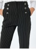 KOTON Hose in Schwarz Gestreift