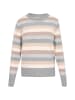 usha BLUE LABEL Women Sweater in Grey Striped