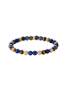 Thomas Sabo Armband in silberfarben, braun, blau, natur